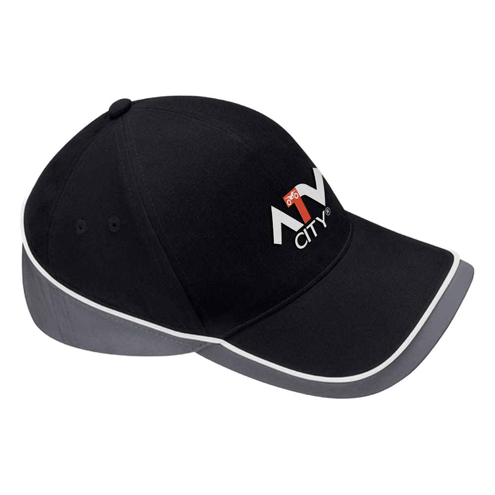 ATV City Baseball Cap - Black/Grey
