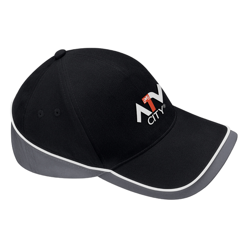 ATV City Baseball Cap - Black/Grey
