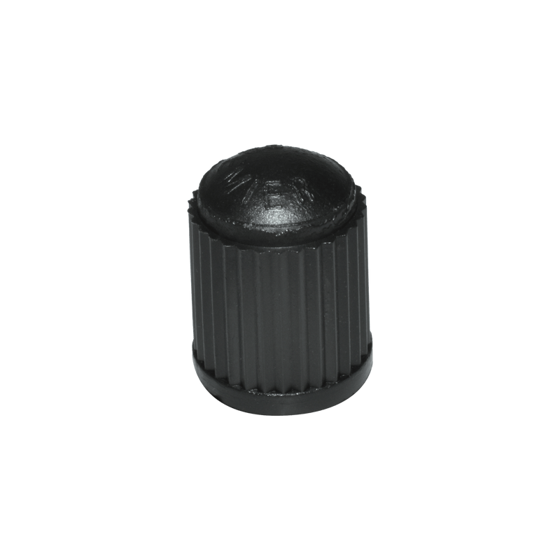 Pack Of 100 Black Tyre Valve Caps