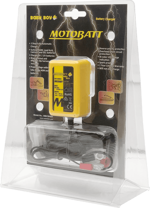 MOTOBATT BABY BOY 6/12V 500MA BATTERY CHARGER MBBABY