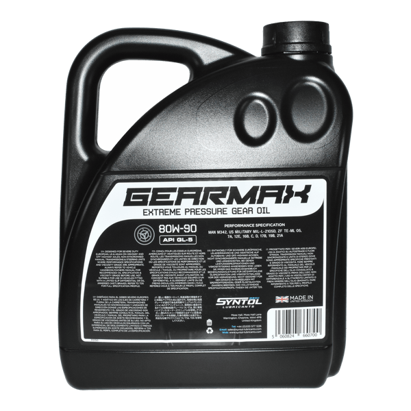 Syntol Oil GEARMAX Diff Oil 80W–90 4L - Rødkilde ATV