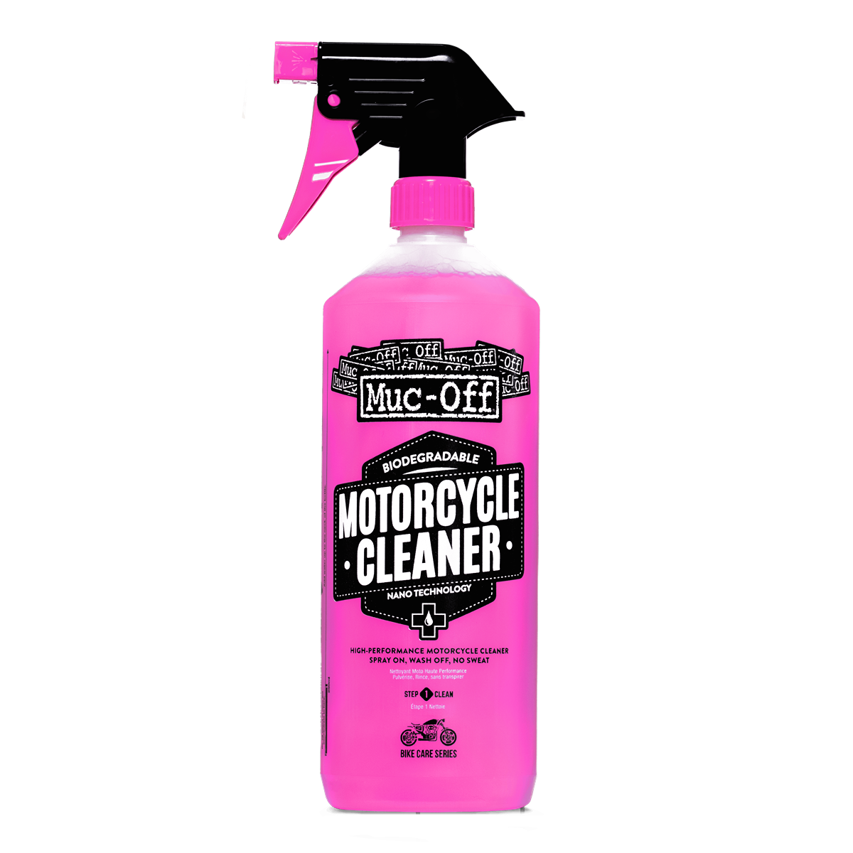 Muc-Off Nano Tech Motorcycle Cleaner 1L Capped with Trigger