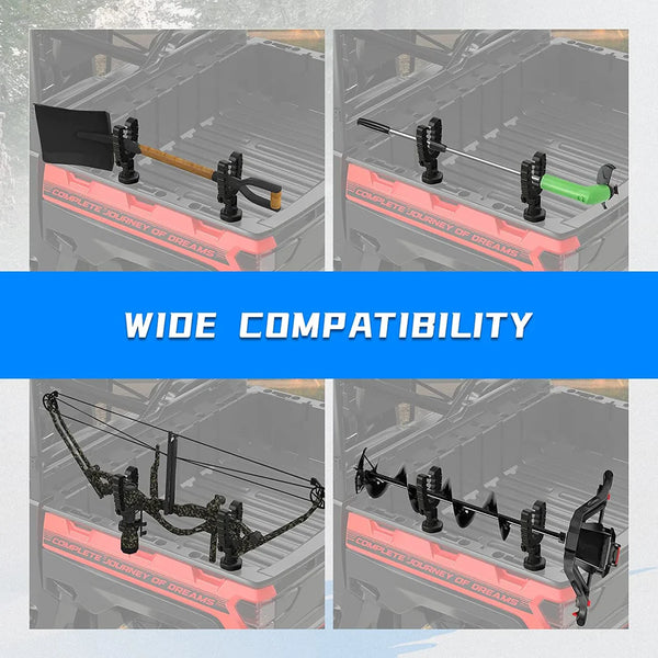 UTV Tool/Gun Rack Fit Polaris Ranger/ General - Rødkilde ATV
