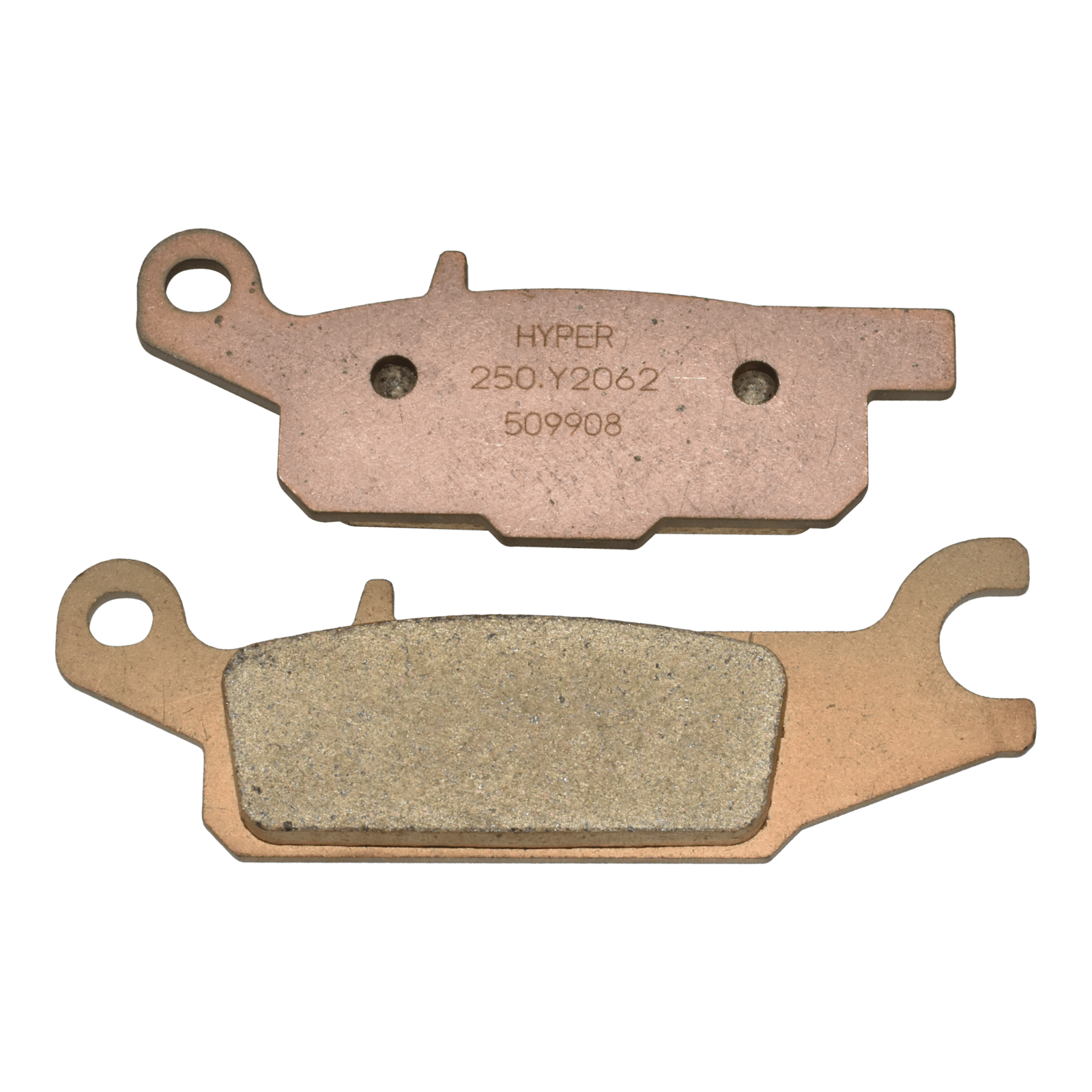 Front & Rear Brake Pads For Yamaha Grizzly 550 4X4 (2009-2014) - Semi-Metallic, High Heat Resistant