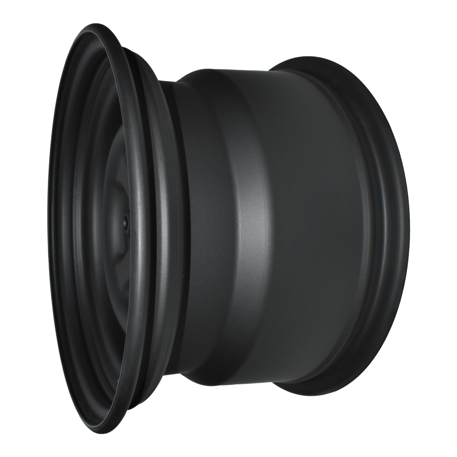 Steel Rim MATT Black 12×7.5 4/110 PCD offset +40 Rear (IRS)