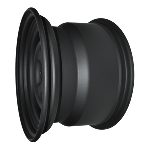 Steel Rim MATT Black 12×7.5 4/110 PCD offset +40 Rear (IRS)