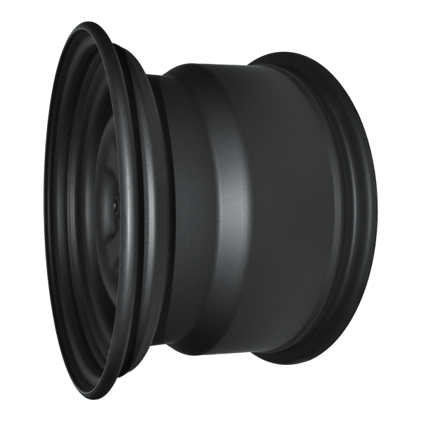 Steel Rim MATT Black 12×7.5 4/110 PCD offset +40 Rear (IRS) - Rødkilde ATV