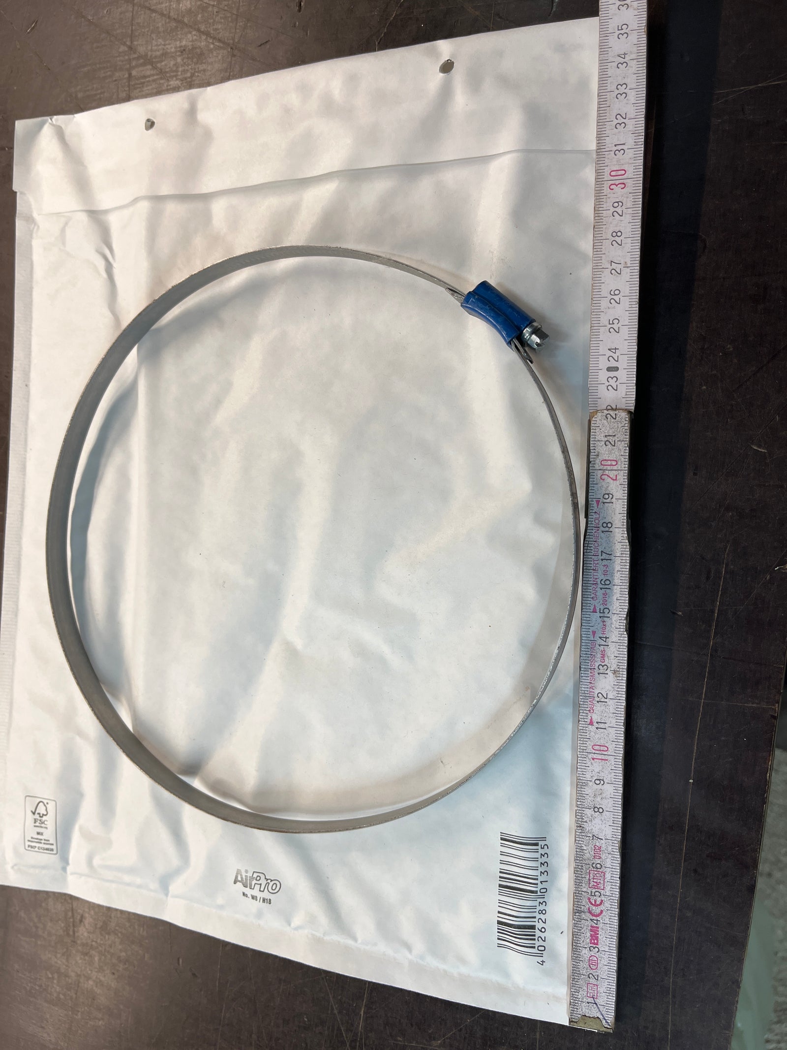 222005 - Worm Drive Hose Clamp (7-7/8" to 9-1/8" Clamping Dia.)