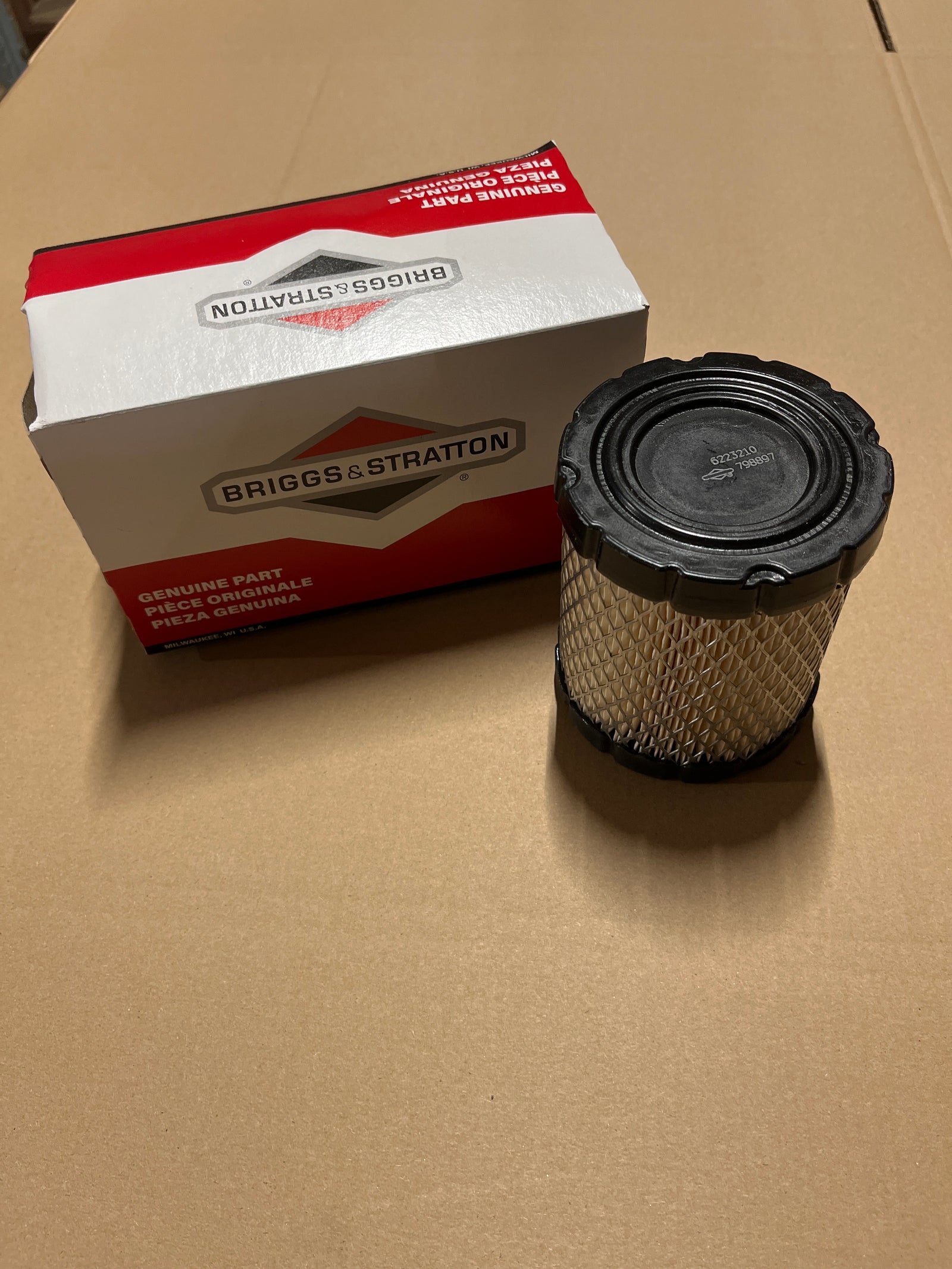 257533 - Air Filter, Briggs & Stratton (798897) 20-27HP Commercial Turf