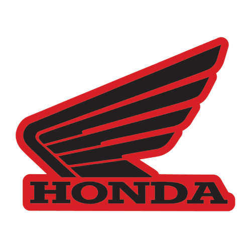 Honda ‘Wing’ – Left Hand Tank Sticker – 107mm
