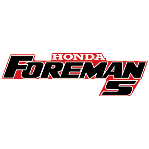 Honda Foreman S – Tank Sticker – 300mm – White/Red/Black