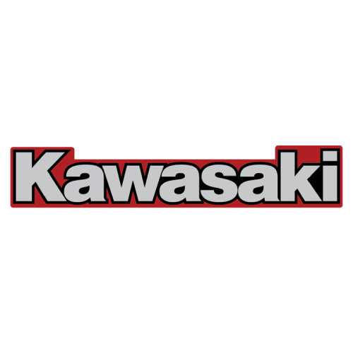 Red & Black Kawasaki Side Logo – Sticker