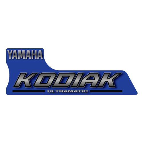 Sticker – Yamaha Kodiak 400/450 Ultramatic – L/H Tank – Blue - Rødkilde ATV