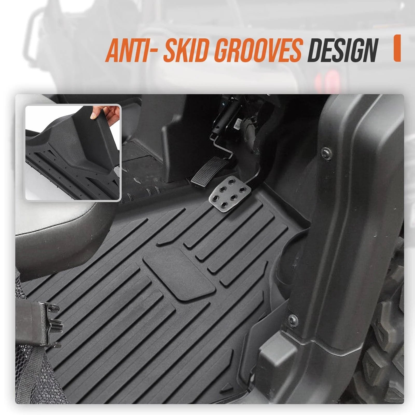 TPE Floor Mats for Can-Am Traxter 2016-2024