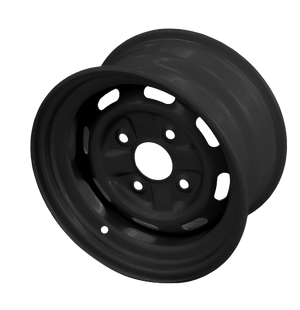 Steel Rim | Black | 12×6 | 4/110 PCD | offset+15 | Front