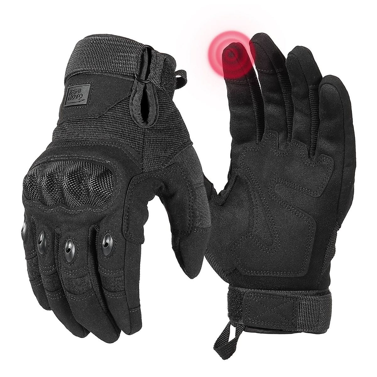 Glove - Motorcycle / Tactical Black Large