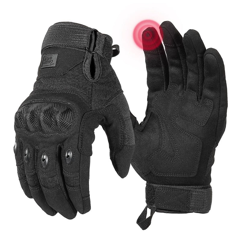 Glove - Motorcycle / Tactical Black Large