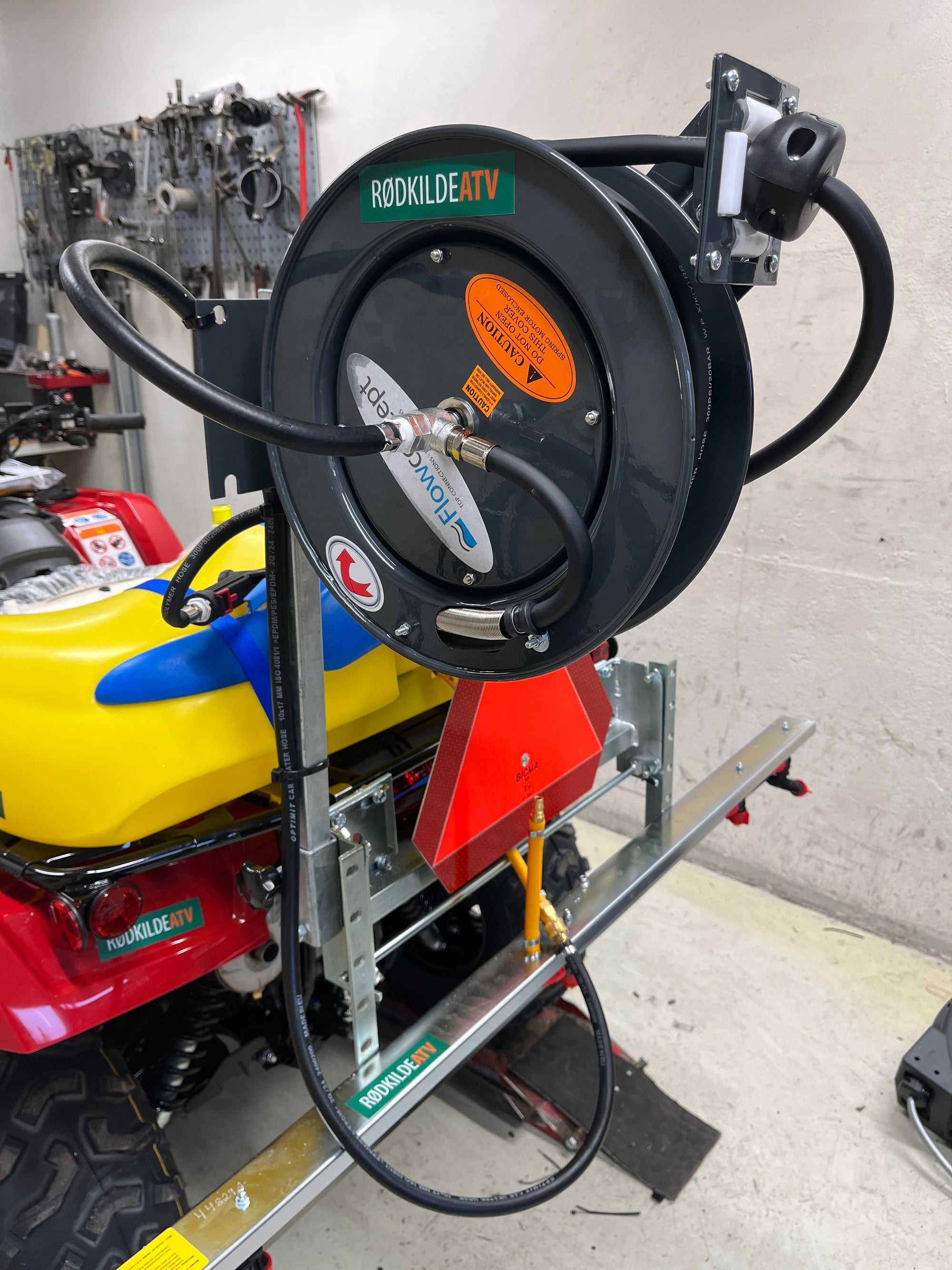 Slangerulle til ATV sprøjte