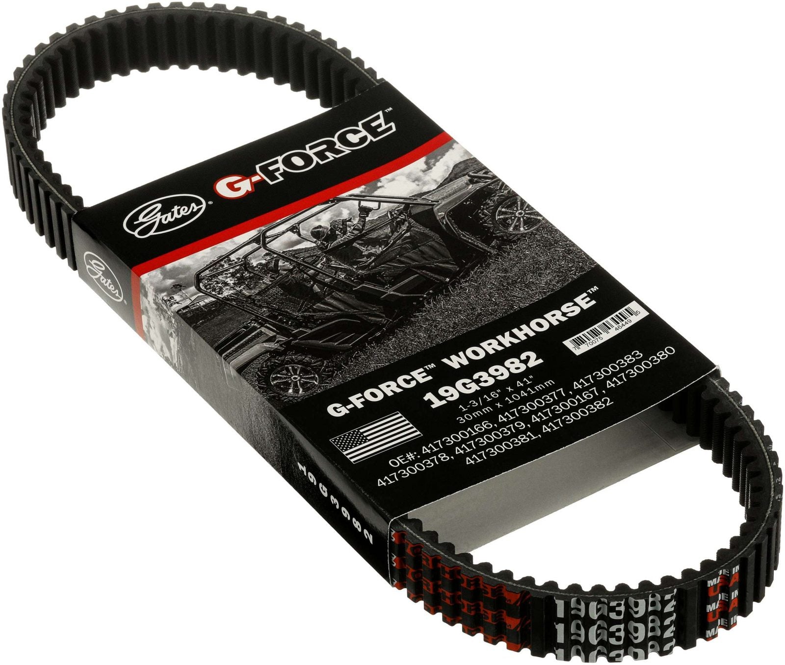 Gates CVT Drive Belt 19G3982 Polaris Ranger/Sportsman WorkHorse