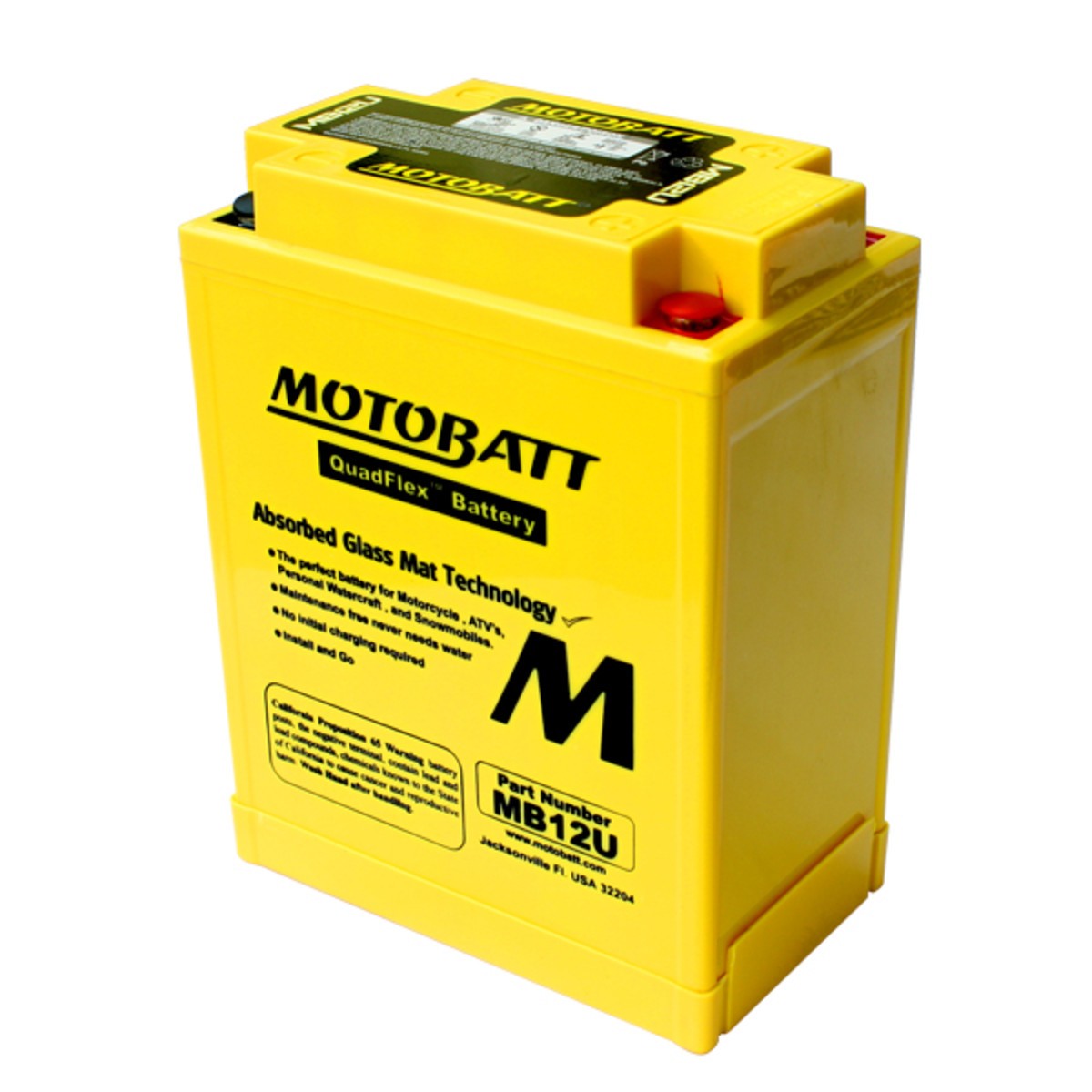 MB12U MOTOBATT BATTERY 12V 6AH