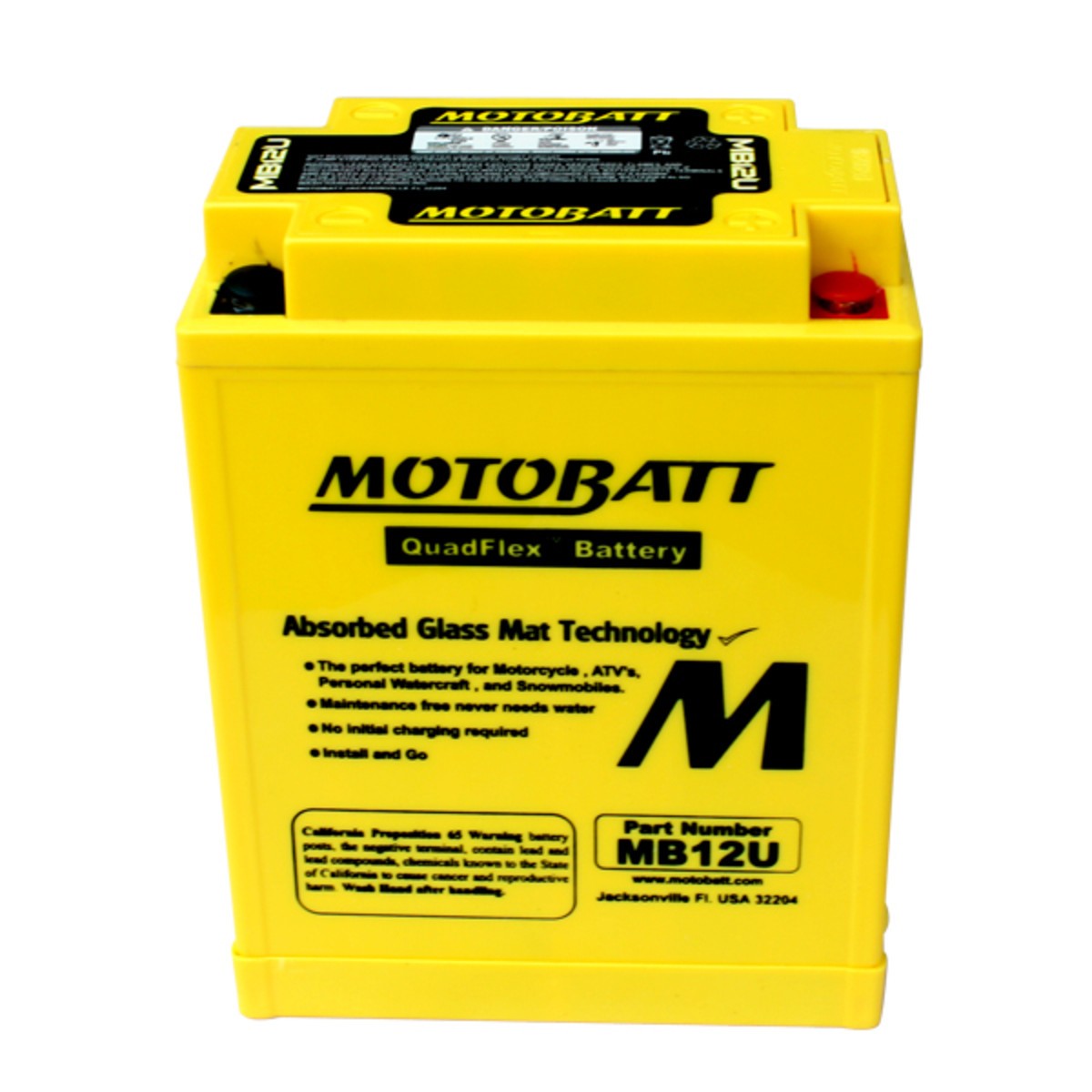 MB12U MOTOBATT BATTERY 12V 6AH