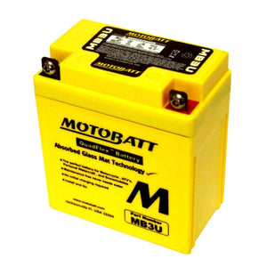 MB3U MOTOBATT BATTERY 12V 3.8AH