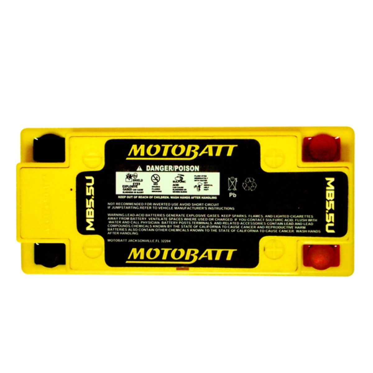 MB5.5U MOTOBATT BATTERY 12V 7AH