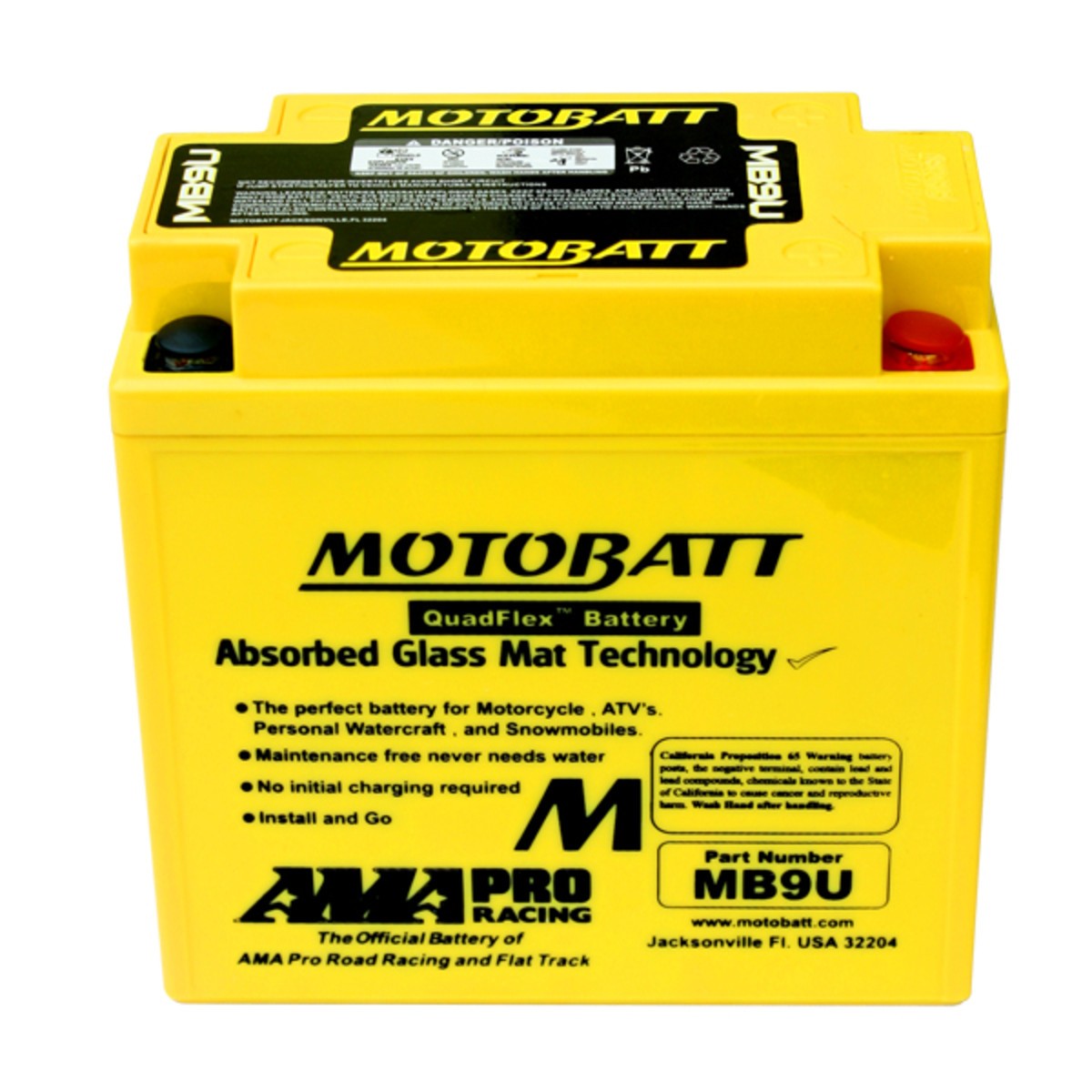 MB9U MOTOBATT BATTERY 12V 11AH