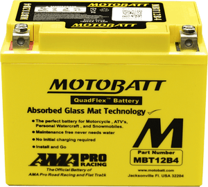 MBT12B4 MOTOBATT BATTERY 12V 11AH