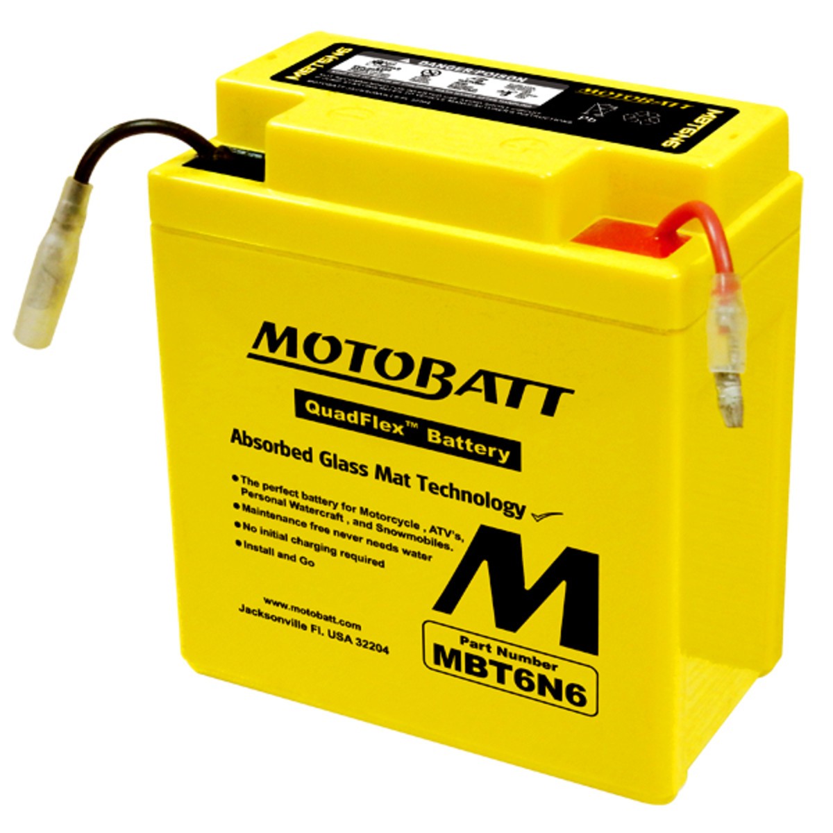 MBT6N6 MOTOBATT BATTERY 6V