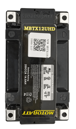 MBTX12UHD BLACK MOTOBATT BATTERY 12V 14AH