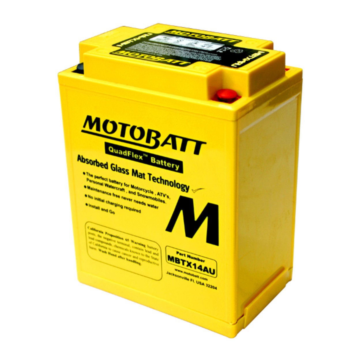 Motobatt Battery MBTX14AU