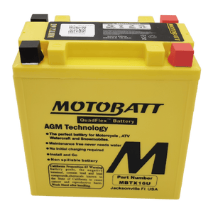 Motobatt Battery MBTX16U