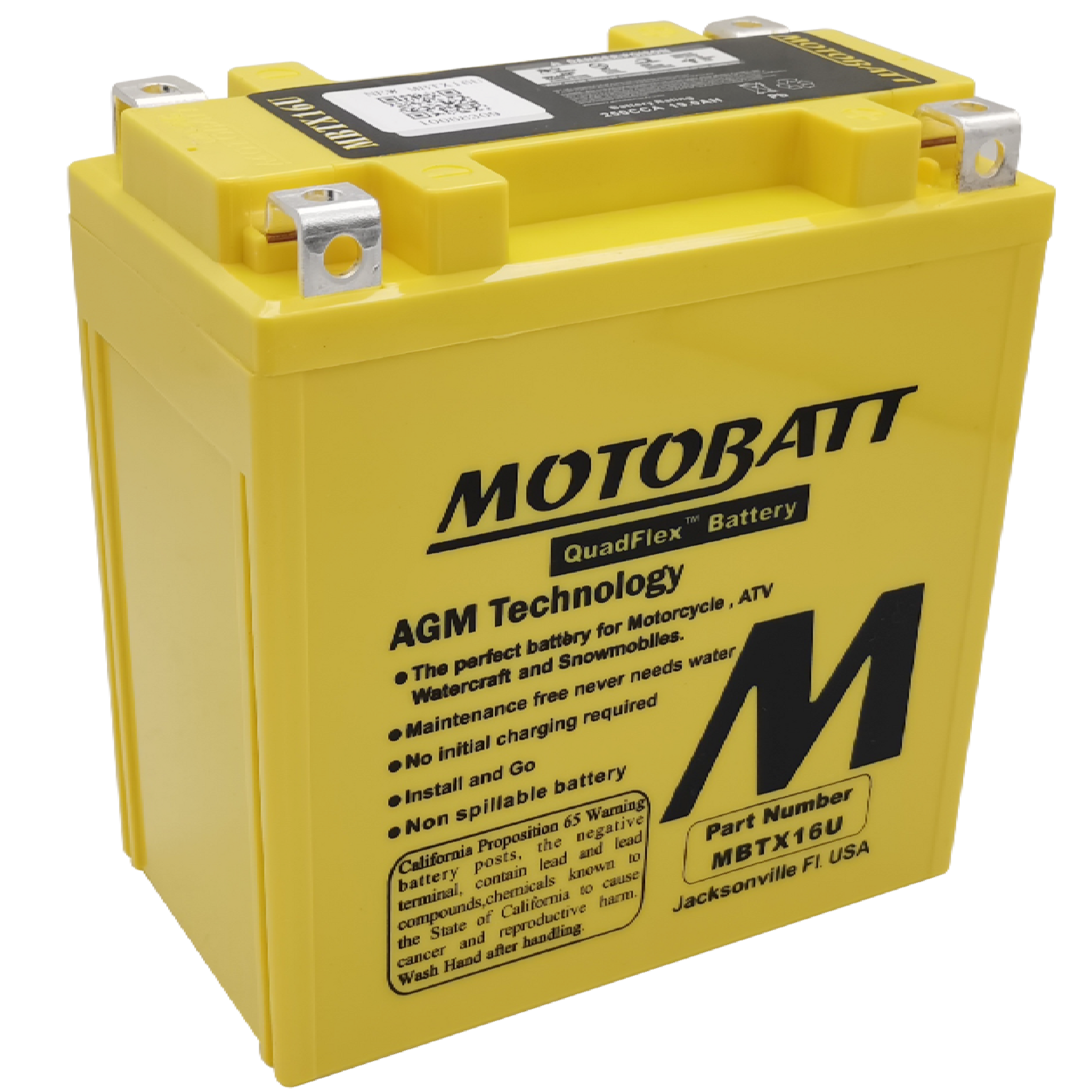 Motobatt Battery MBTX16U