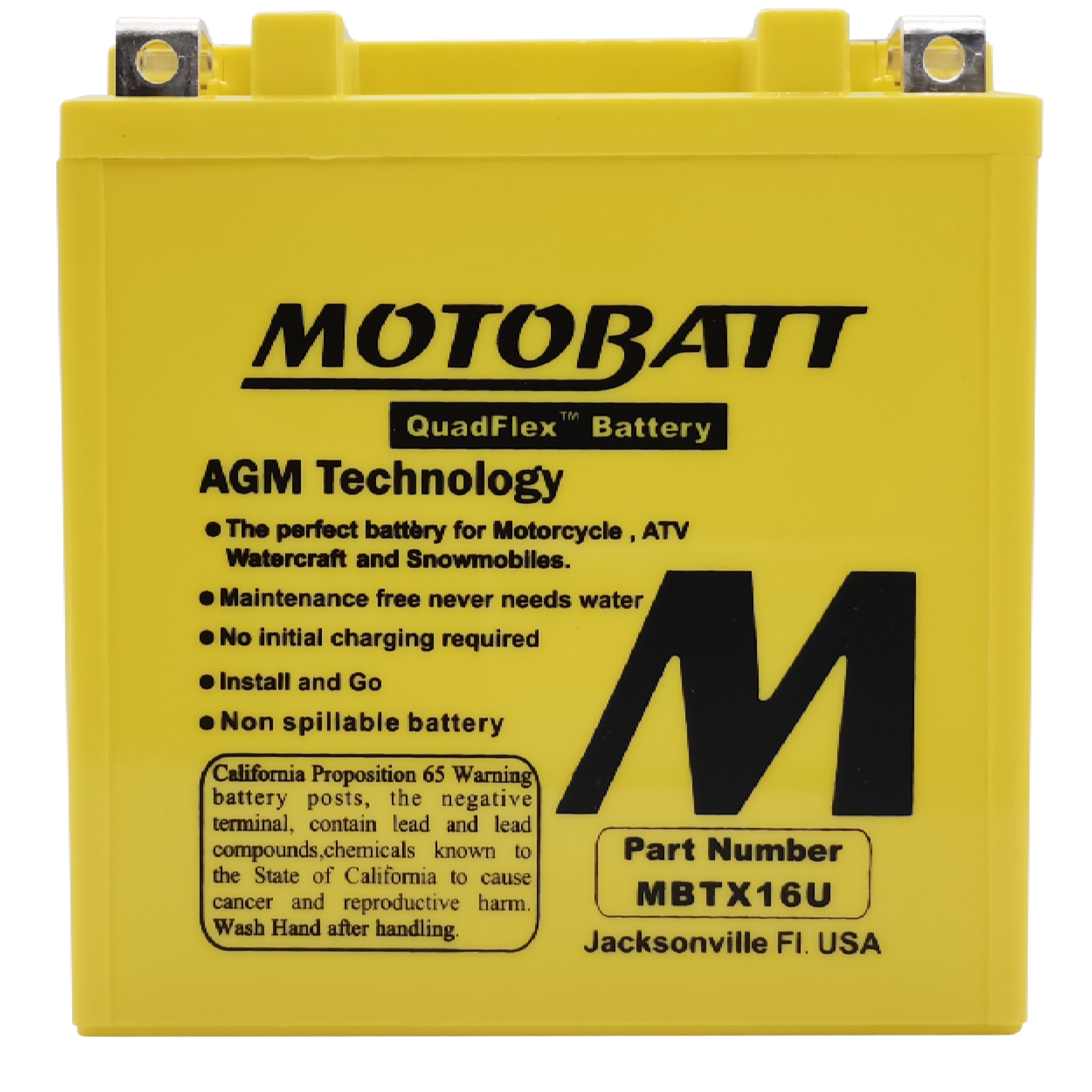 Motobatt Battery MBTX16U