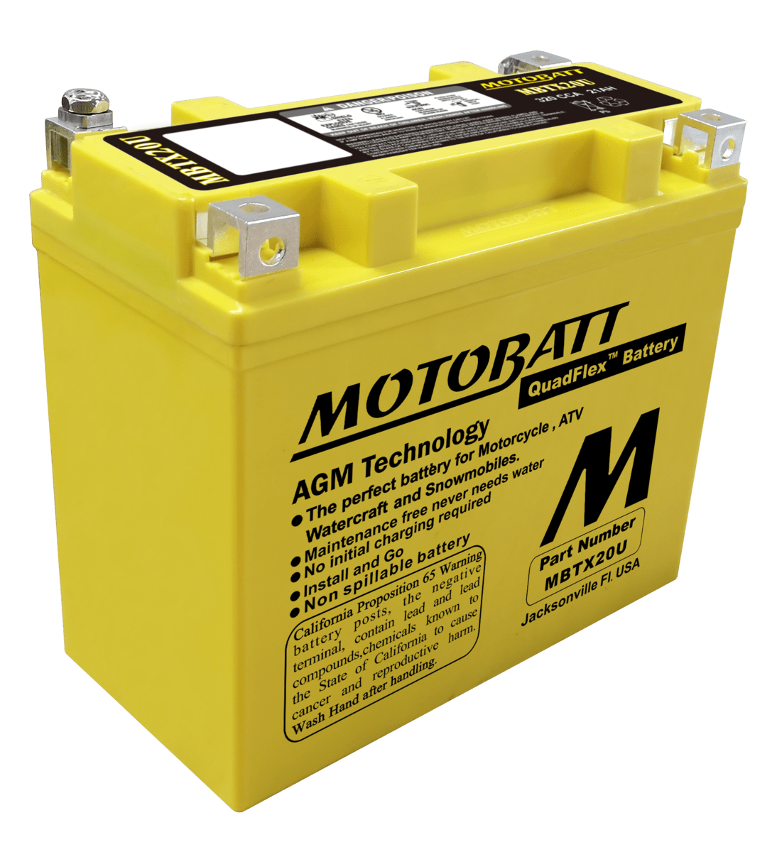 Motobatt Battery MBTX20U