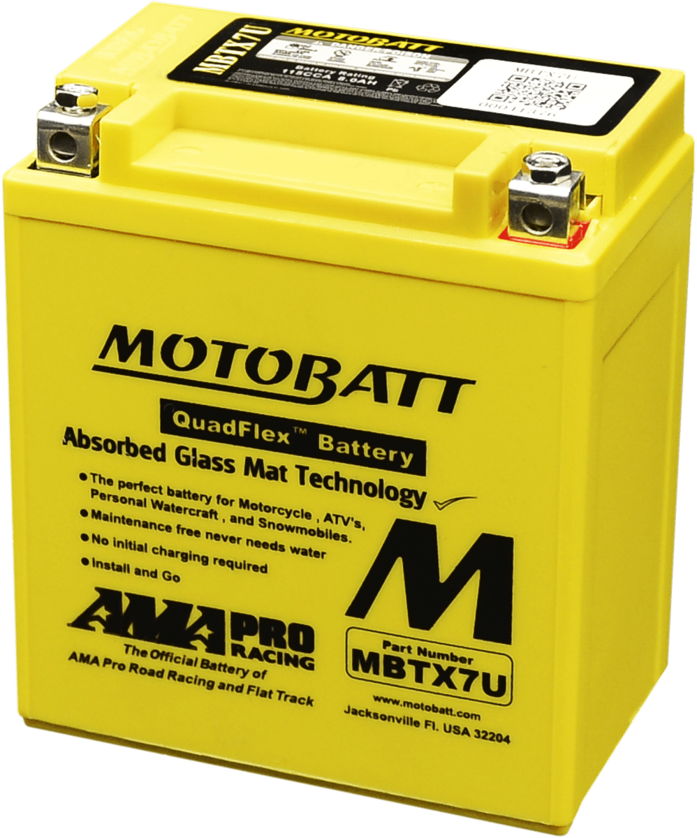 MBTX7U MOTOBATT BATTERY 12V 8AH