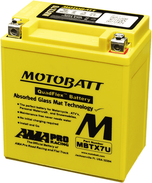 MBTX7U MOTOBATT BATTERY 12V 8AH