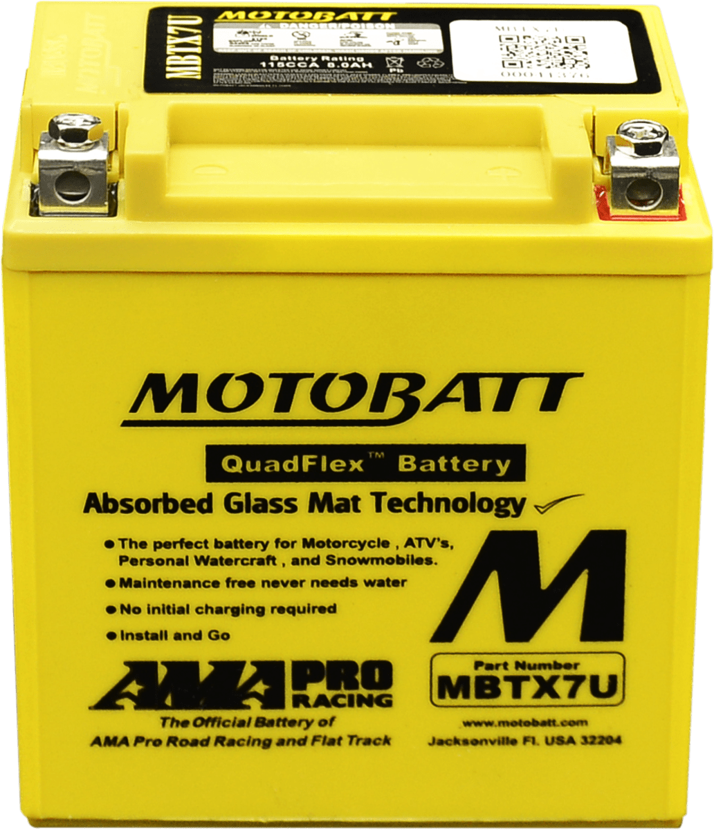 MBTX7U MOTOBATT BATTERY 12V 8AH