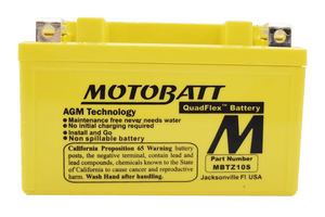 MBTZ10S MOTOBATT BATTERY 12V 8AH