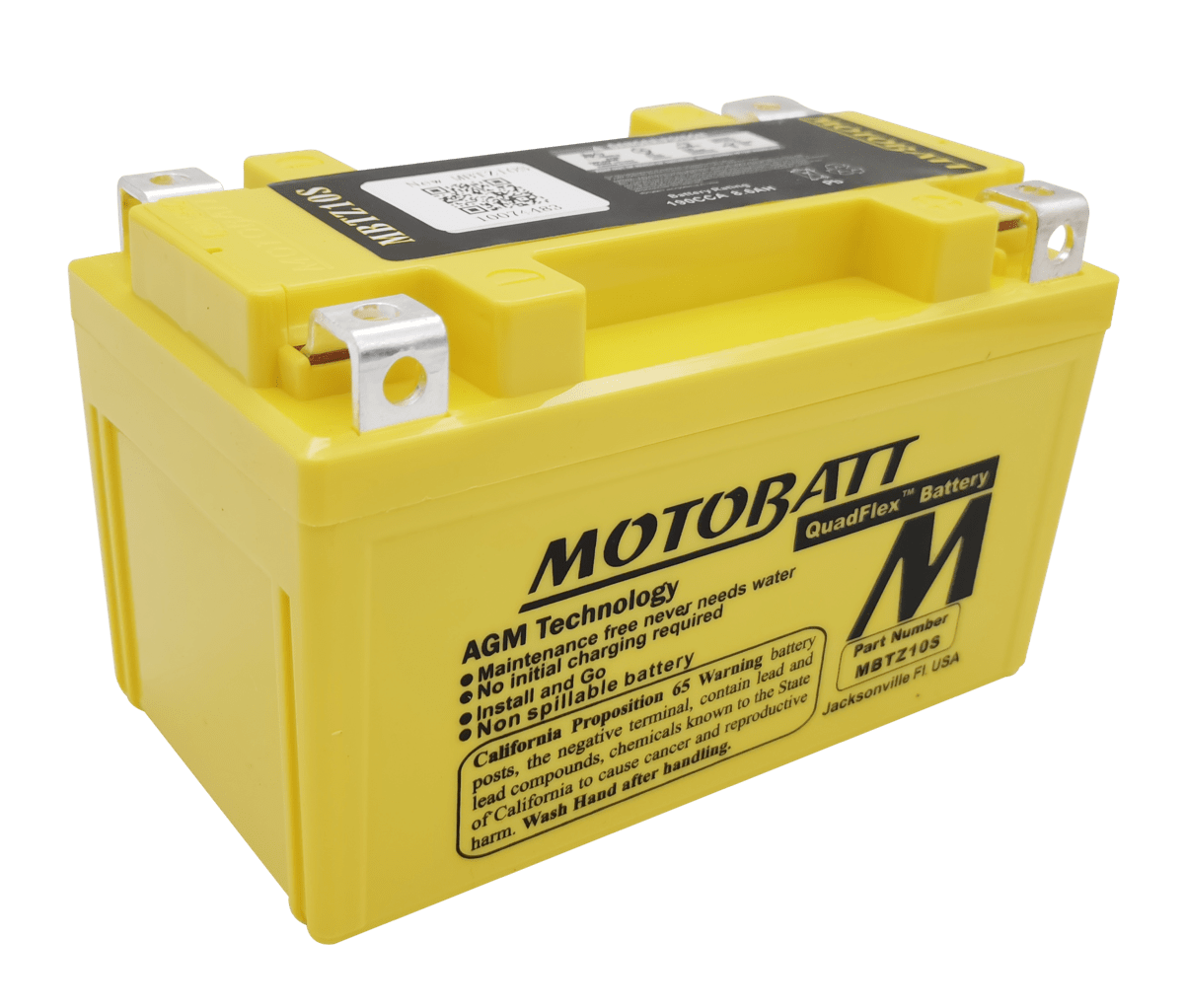 MBTZ10S MOTOBATT BATTERY 12V 8AH