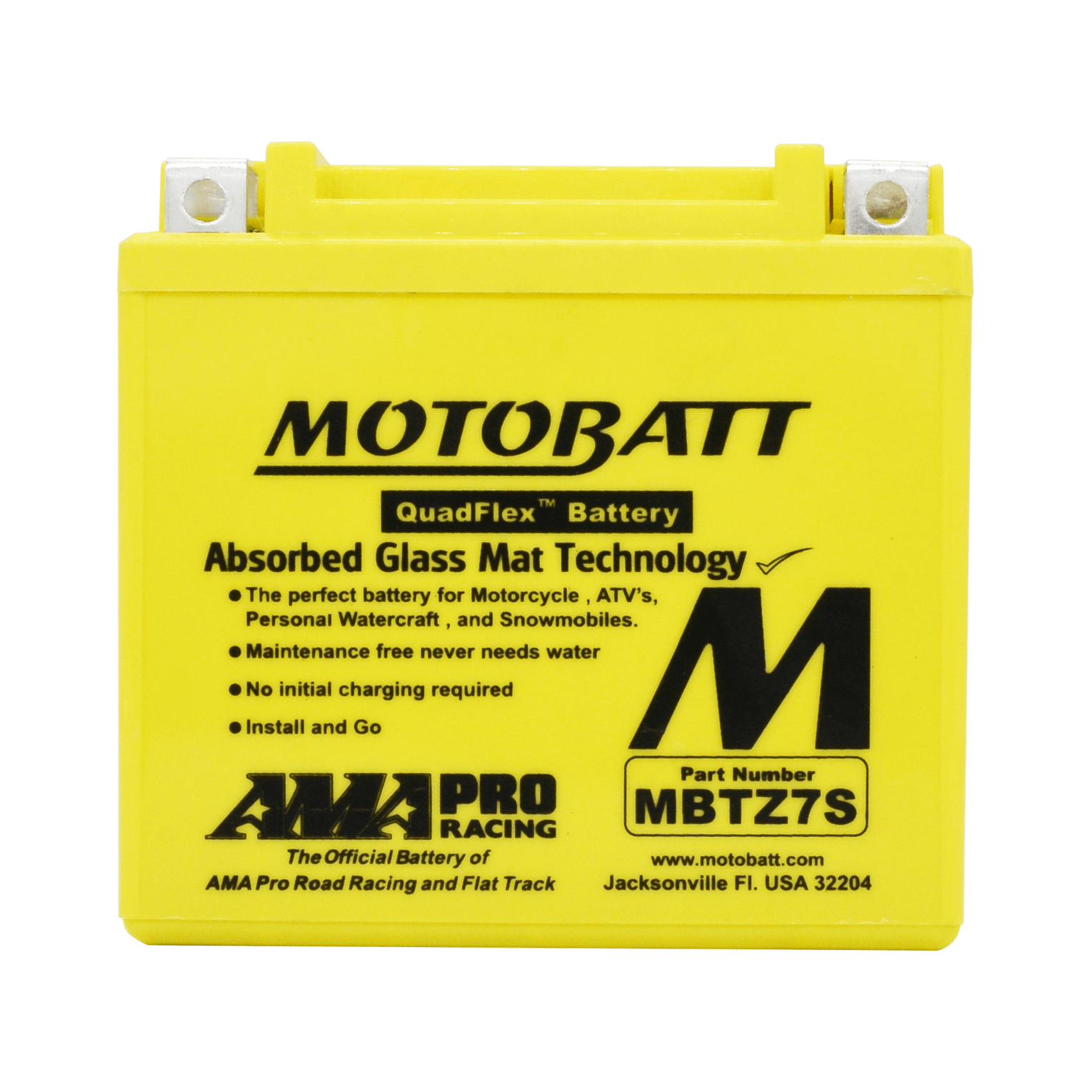 MBTZ7S MOTOBATT BATTERY 12V 6AH