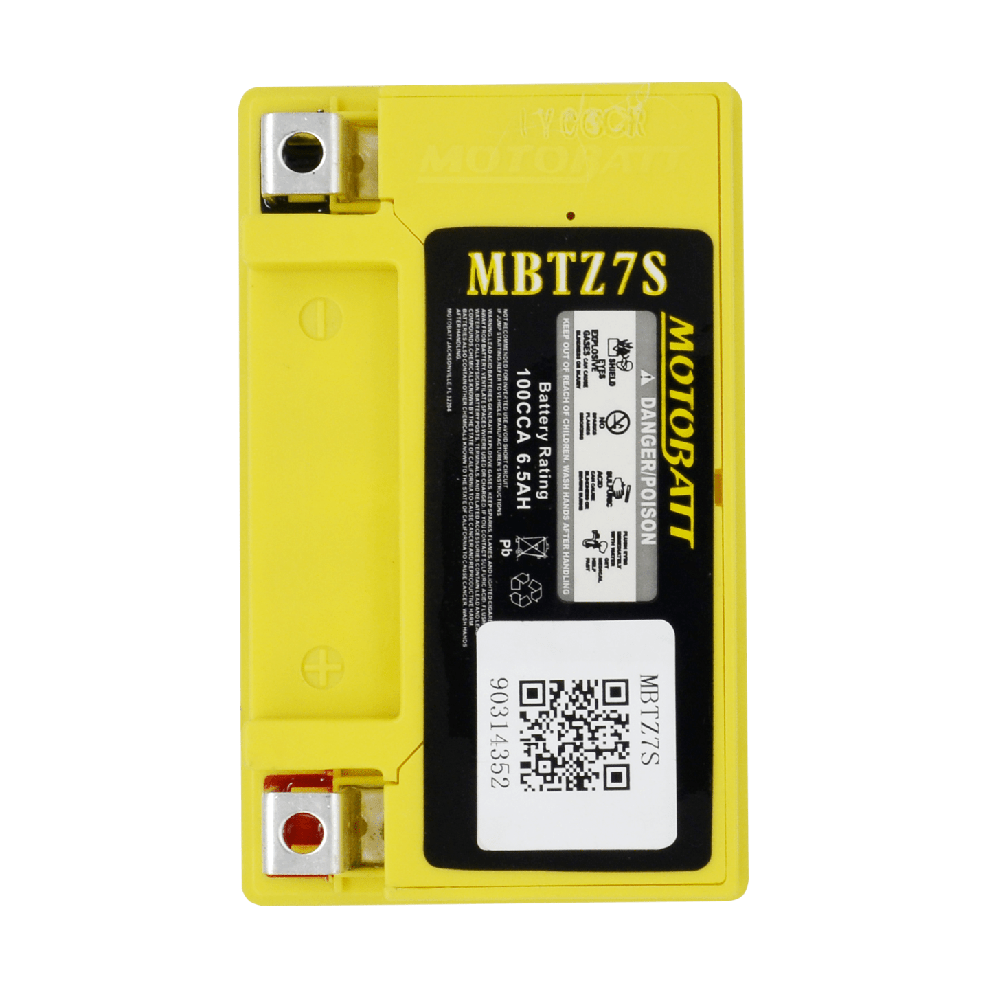 MBTZ7S MOTOBATT BATTERY 12V 6AH