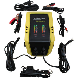 MOTOBATT DUAL BANK BATTERY CHARGER 12V