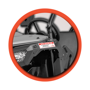 Theft Deterrent Sticker – iTrac – 100mm x 40mm