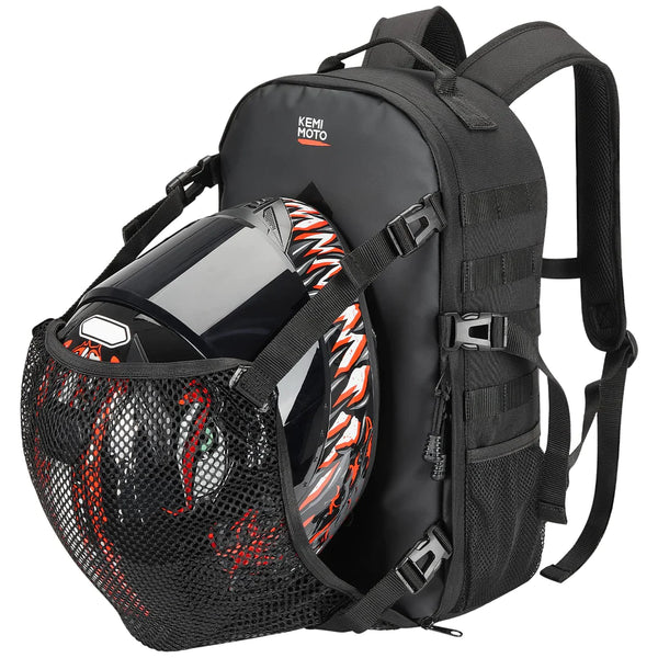 20L Motorcycle Helmet Bag with Hidden Helmet Net - Rødkilde ATV