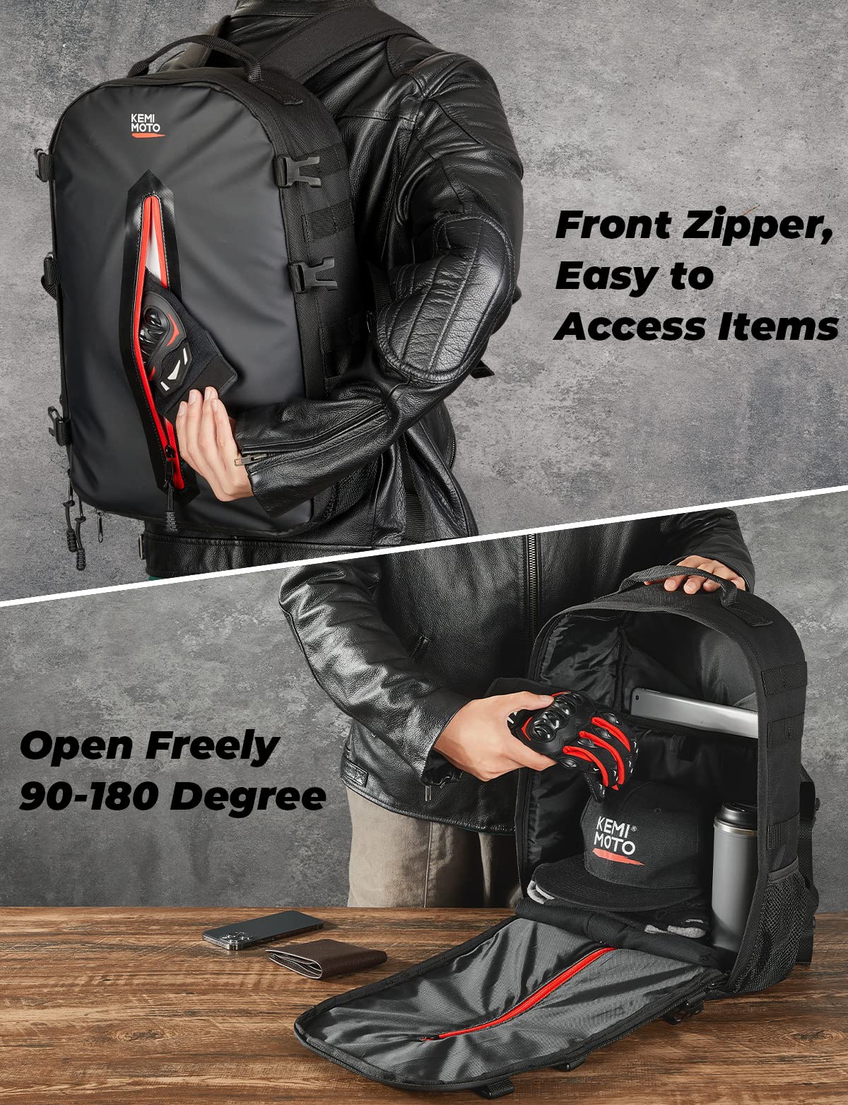 anti theft motorcycle helmet bag 20L Motorcycle Helmet Bag with Hidden Helmet Net