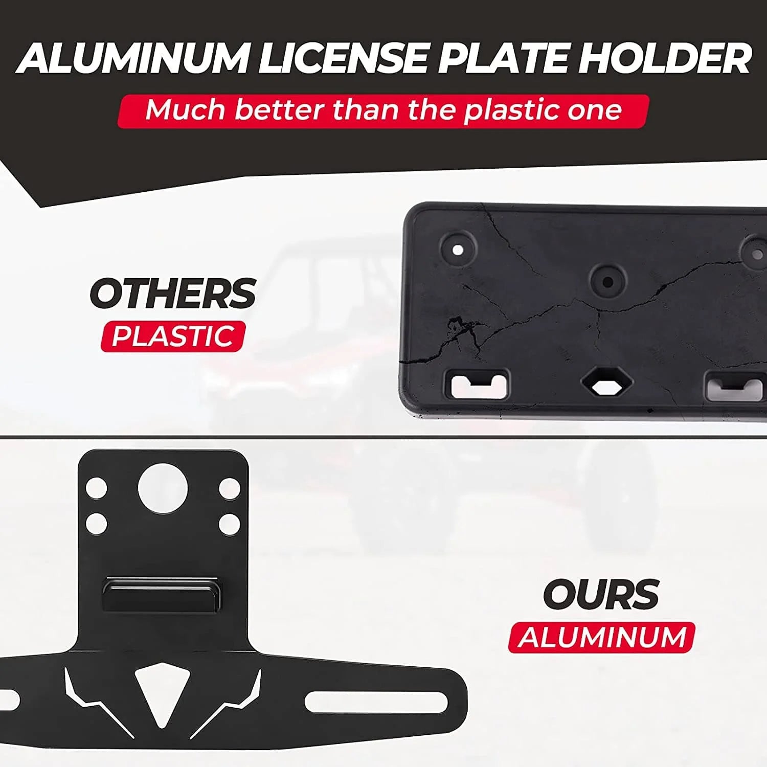 Aluminium Number Plate Holder with LED