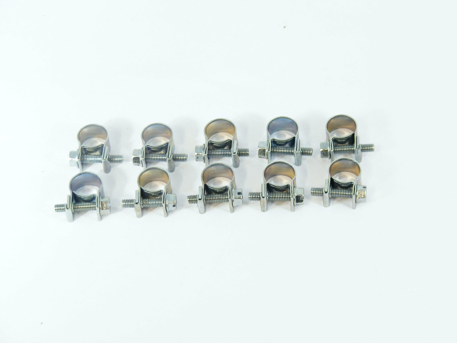 Pack Of 10 Fuel Hose Clamps 10mm – 12mm OD