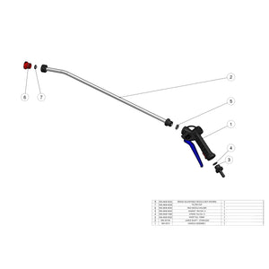 C-Dax Part – Hand Lance – HGSR ( SR Type) 360psi Comes with Fan Tip